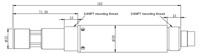 High conductivity sensor dimension 4