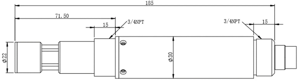 Dimension du capteur numérique TDS KWS-352D